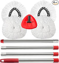 Spin Mop Replacement Head Mop Replace Head Compatible by Fazlynyi
