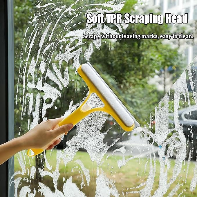 3 in 1 Window Cleaning Scraper, 3 in 1 Window Cleaner Squeegee, Scraper - Image 7