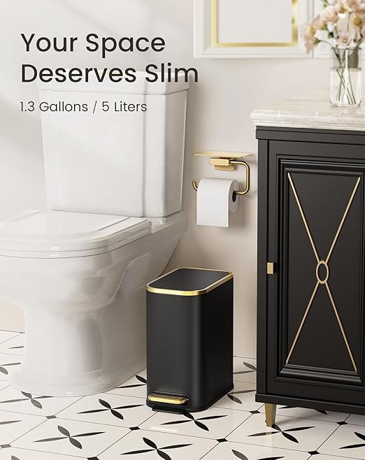 Cesun Small Bathroom Trash Can - Image 3