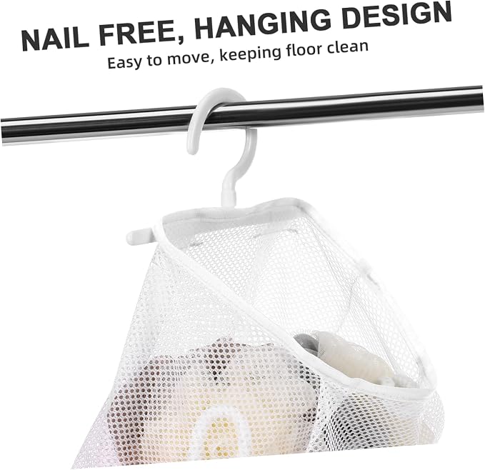 Cabilock 3pcs Mesh Hanging Bag Travel Underwear Organizer Bag Hand Inserts - Image 3