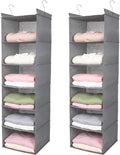 MAX Houser 6 Tier Shelf Hanging Closet Organizer, Closet Hanging Shelf by MAXHouser