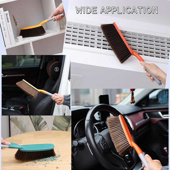 1 Pack 15" Hand Broom Brush, Soft Bristle Cleaning Brush, Counter Brush - Image 4