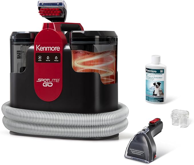 Kenmore KW1050.01 Upgrade Portable Heated Carpet & Upholstery Spot Cleaner by Kenmore