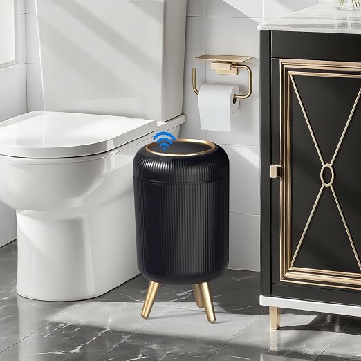 Bathroom Trash Can Automatic Touchless，3 Gallon Smart Motion Sensor Trash Bin - Image 2