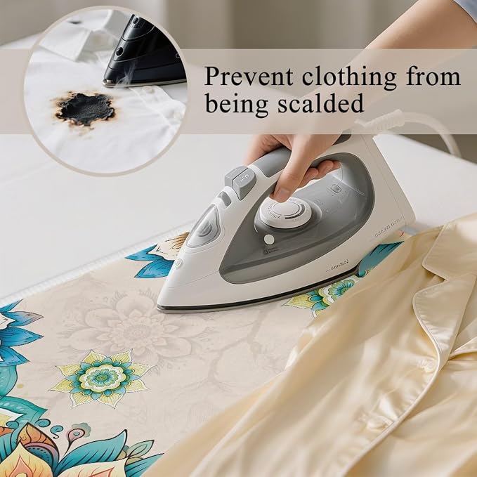 Bohemian Folding Ironing Mat Heat and Steam Resistant Dragonfly Ironing Pad 32 - Image 5