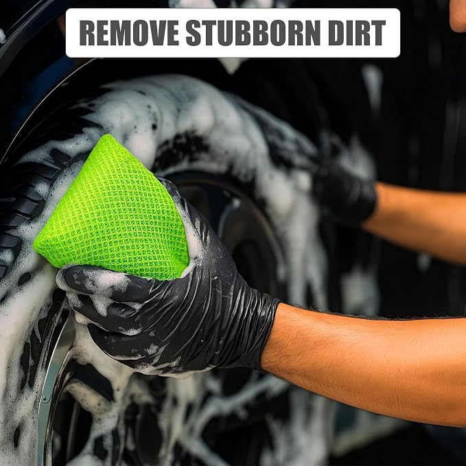 4 PCS Bug Scrubber Sponge Car, Bug Remover Wash Sponge，Car Cleaning Sponge - Image 7