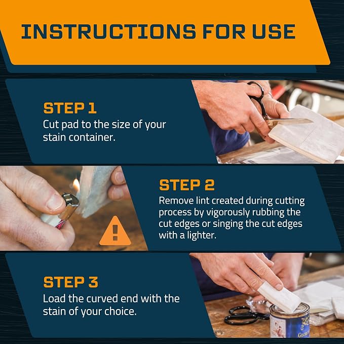MāKRS Stain Pad, Cut-to-Size Staining Pads, Streak-Free Applicator, Micro Brush - Image 8
