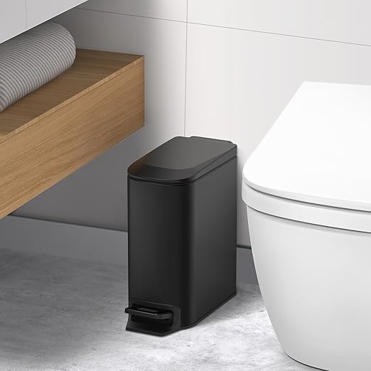 TIPGO Slim Bathroom Trash Can - Image 5