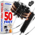 Holikme 50 Feet Dryer Vent Cleaner Kit Lint Remover Flexible Dryer Vent by Holikme