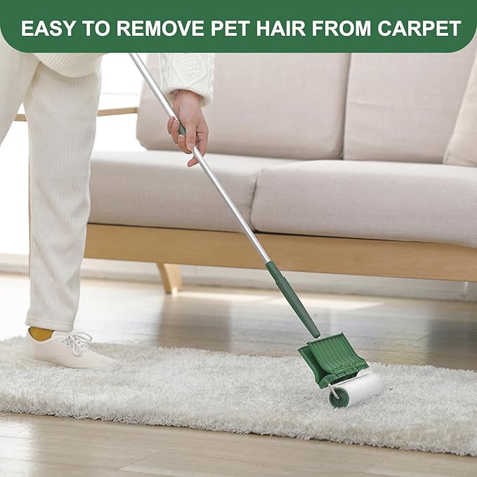 Fedicelly Large Lint Rollers Pet Hair Extra Sticky Floor, Cat Dog Hair Remover - Image 3