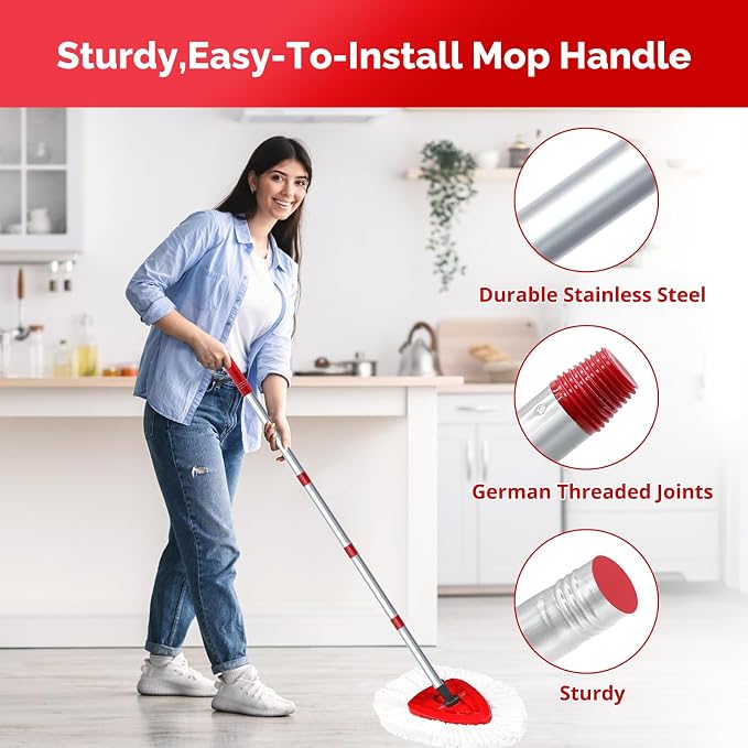 Spin Mop Head, Handle Replacement - Image 6