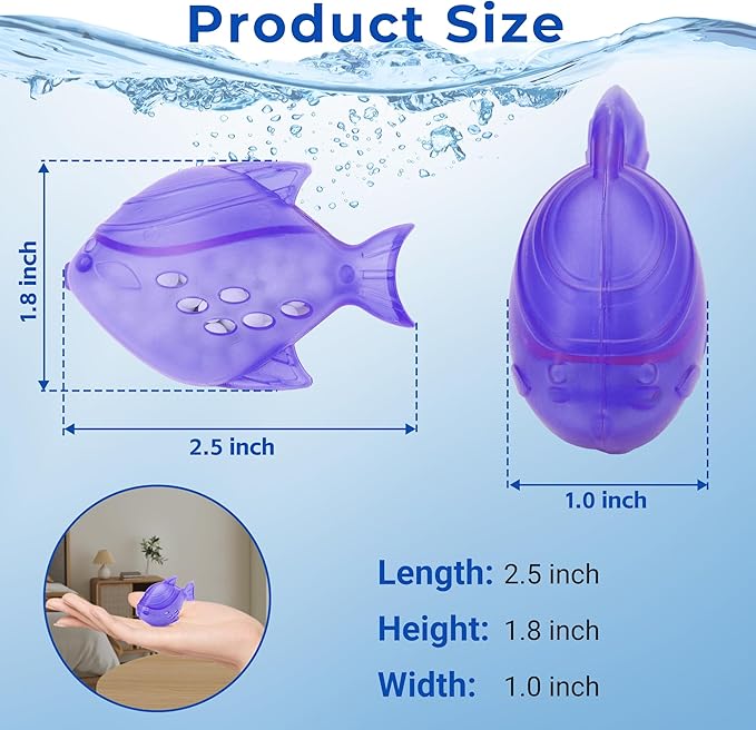 Funmit 6 Pack Universal Humidifier Cleaner Fish Compatible - Image 3