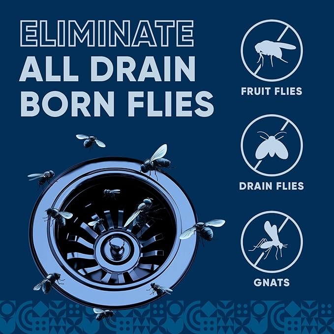 Fruit Fly Drain Treatment | Drain Fly Eliminator | Eliminates Gnats, Sewer - Image 4