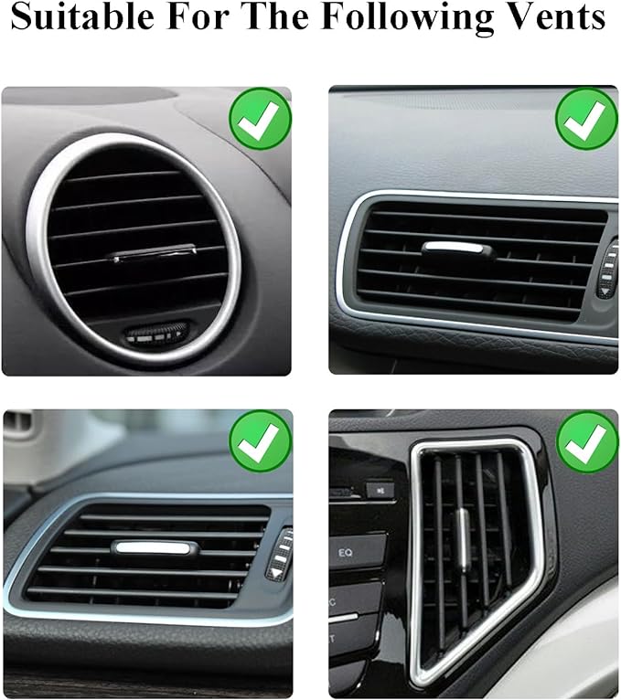 6pcs Flowers Car Decor, Cute Car Air Freshener Vent Clips, 3cm/2.7cm Refillable - Image 7