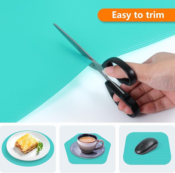 Shelf Liners for Kitchen Cabinets Drawer Liner Non Adhesive Cupboard Mat EVA - Image 4