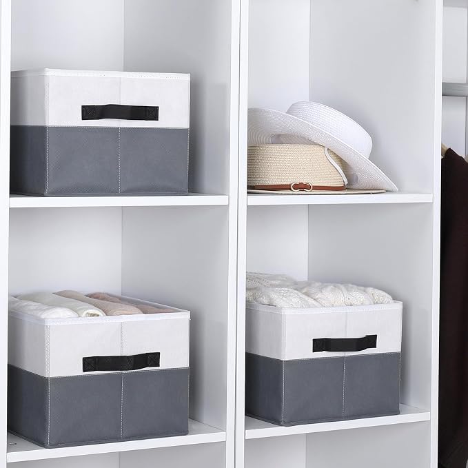 WUIKE Storage Baskets for Shelves, Fabric Closet Storage Bins - Image 5