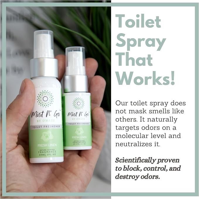 Mist N’ Go by Omaze Travel Bathroom Spray - Image 3