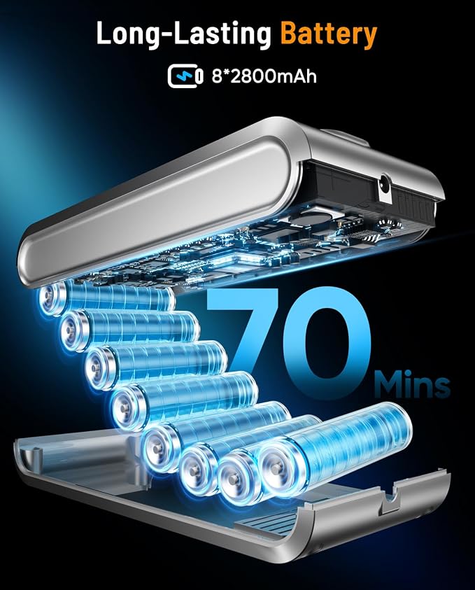 Cordless Vacuum Cleaner, 600W 50KPA 70Min Powerful Vacuum Cleaners - Image 3