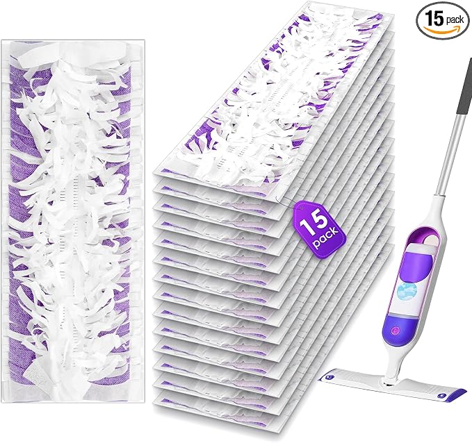 PowerMop Replacement Power Mop Pads by BRUVISH