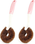2 Pack Kitchen Scrub Brushes for Cleaning Dish Brush by yuntop
