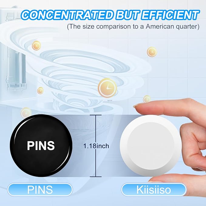 KIISIISO Toilet Bowl Cleaners 26 PACK, Automatic Toilet Bowl Cleaner Tablets - Image 5