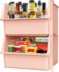 Skywin Plastic Stackable Storage Bins by Skywin