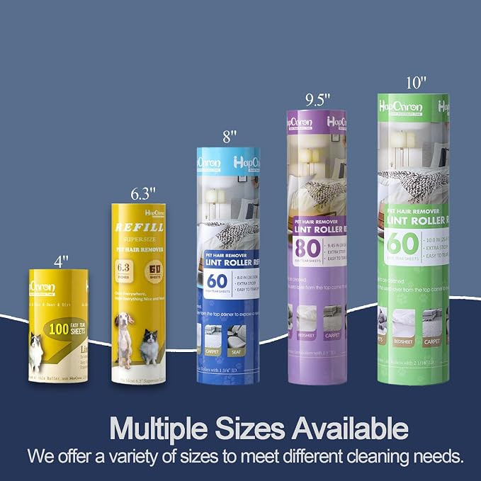 8 inch Large Surface Lint Roller Refills - Image 7