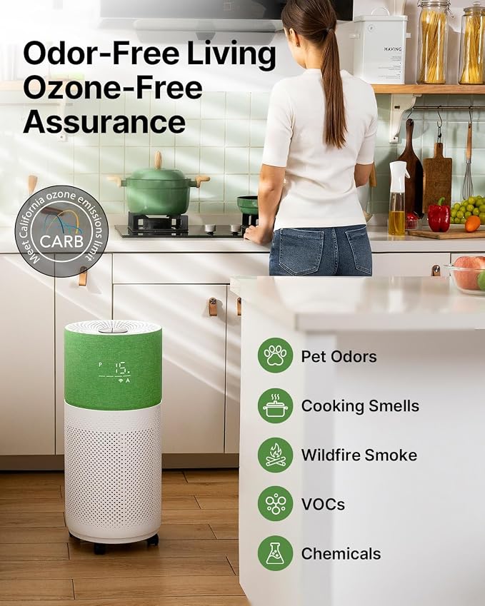 CleanForce Air Purifier for Home Large Room up to 2550 ft², Swiss Sanitized - Image 7