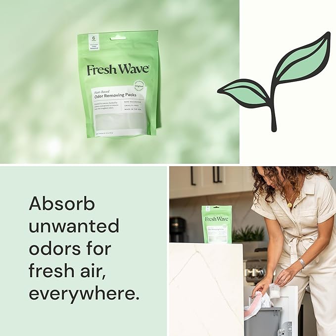 Fresh Wave Odor Eliminating & Deodorizing Packs, Bag of 6 - Image 3
