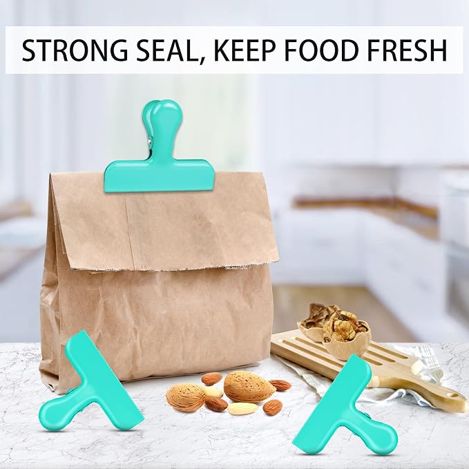 Bag Clips Heavy Duty Stainless Steel Chip Clips, Food Bags Clamp Great - Image 5