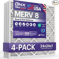 BNX TruFilter 24x24x1 Air Filter MERV 8 by BNX