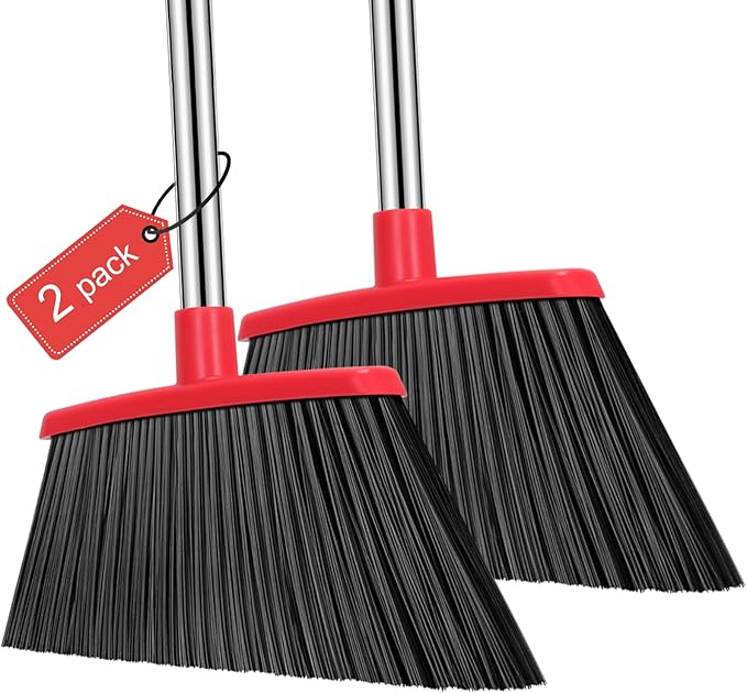 NACENA Heavy Duty Broom, 55 Inch Long Handle Outdoor Large Angle Brooms by NACENA