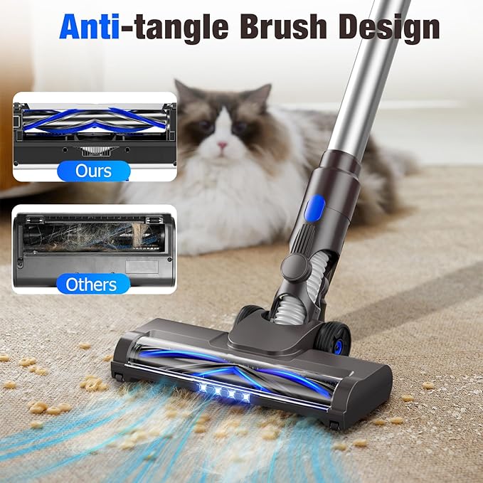 Cordless Vacuum Cleaner, Super Power Suction Stick Vacuum Cleaners - Image 4