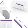 Baseboard Cleaner Tool with Handle 2.0, Dust Trapping and Locking, 5 Reusable by wlich