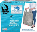 Hippo Sak - Tall Kitchen Garbage Bags - 13 Gallon Trash Bags Made from Recycled by HippoSak
