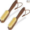 Takavu White Boar Bristle Laundry Stain Brush Set by TAKAVU