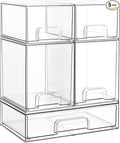 Vtopmart Stackable Storage Drawers Set of 5, Pantry Organization by Vtopmart