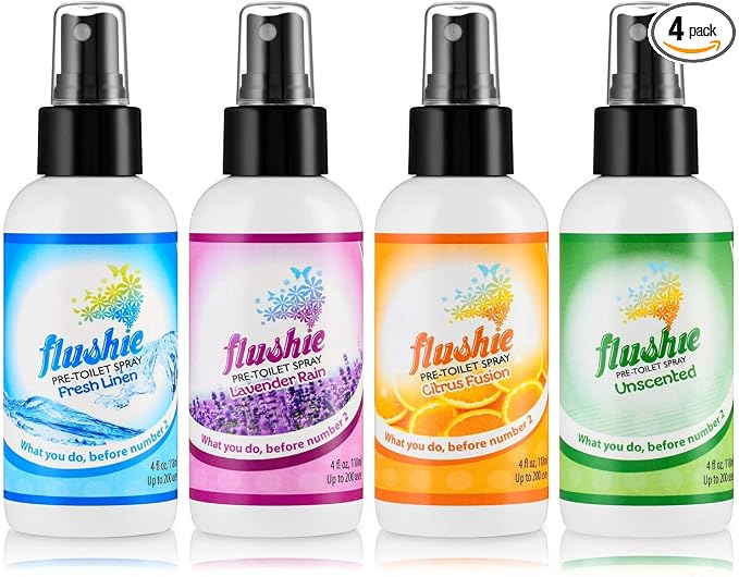 Flushie Pre-Toilet Spray for Poop Travel Size Toiletries Bathroom Spray for by FlushiePre-ToiletSpray