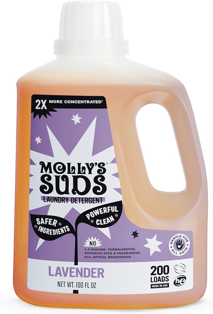 Molly's Suds Liquid Laundry Detergent | Clean Laundry Detergent Soap by MollysSuds