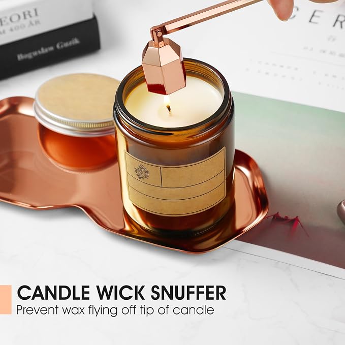 PATOISE 4 in 1 Candle Accessory Set, Wick Trimmer, Candle Snuffer, Wick Scoop - Image 3