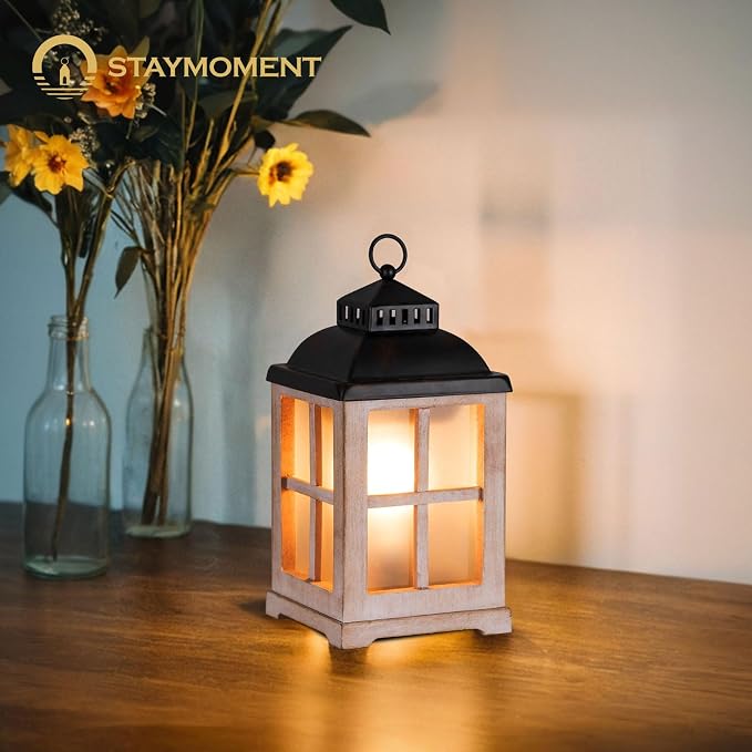 Wax Melt Warmer with Timer: Farmhouse Lantern Candle Warmer Electric Tart - Image 7