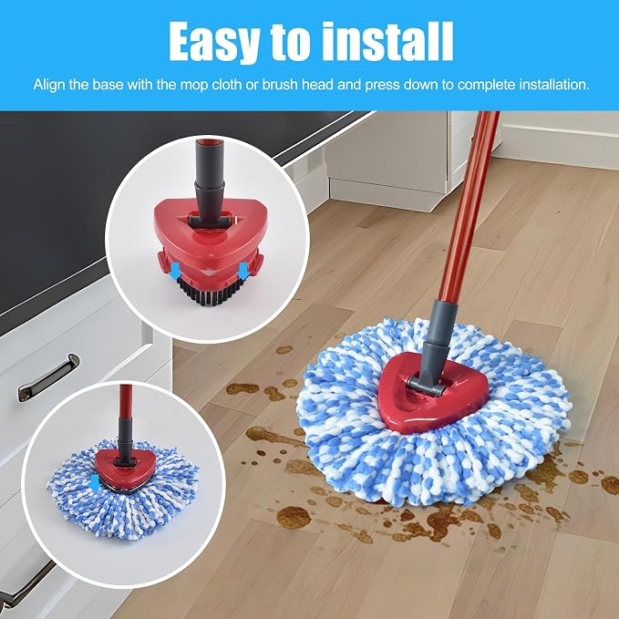 Mop Replace Head Mop Handle for O Cedar Mop, Mop Replacement for Ocedar Spin - Image 9