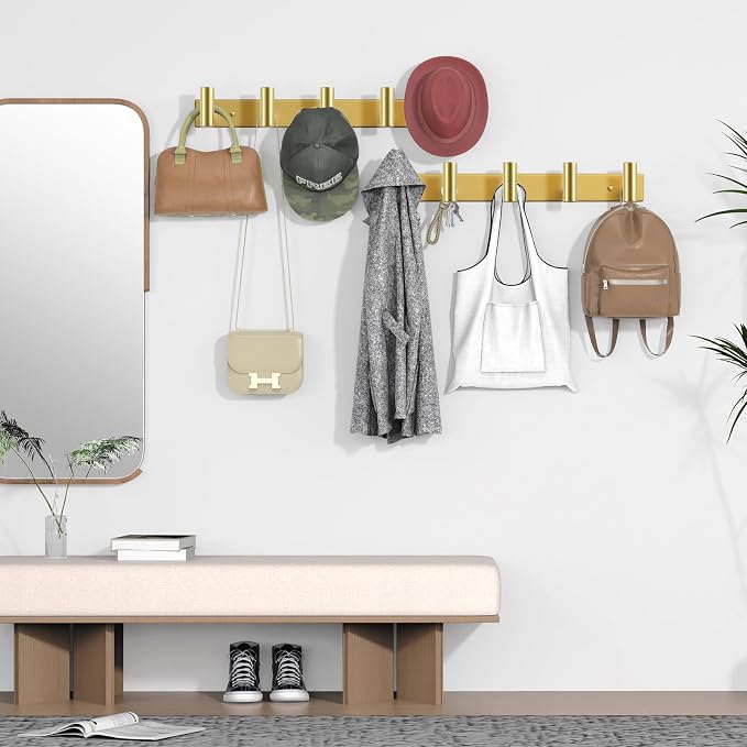 VAEHOLD Hat and Coat Wall Mount Rack - Image 6