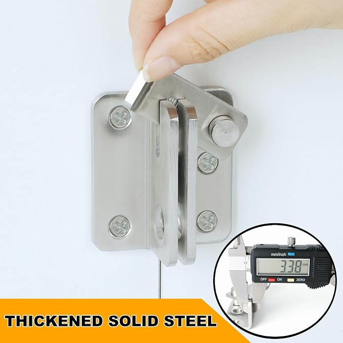 Alise Flip Latch, Gate Latches Safety Door Lock Catch - Image 5