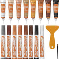 REALINN Wood Furniture Repair Kit 8 Light Colors- Wood Fillers and Touch Up by REALINN