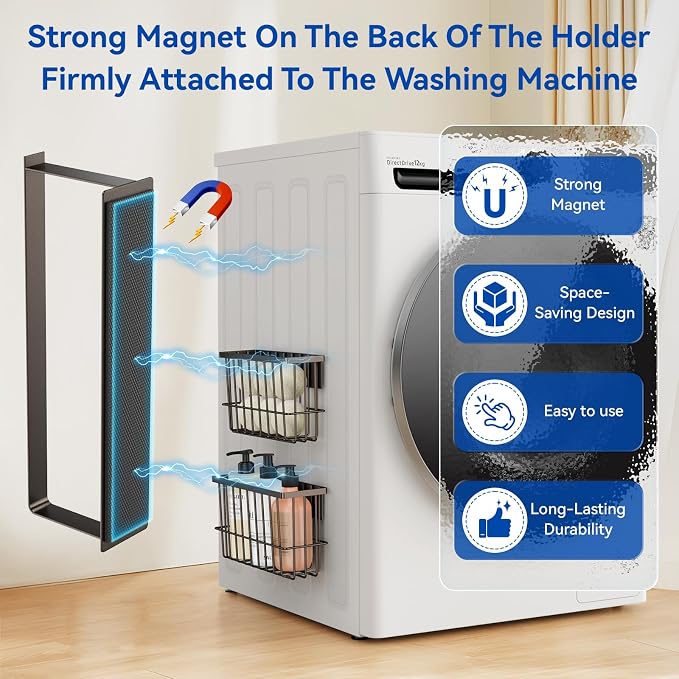 Magnetic Dryer Ball Holder and Magnetic Hanger Holder - Image 2