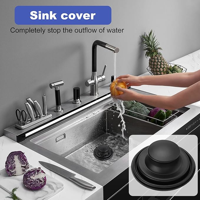 Kitchen Sink Drain Strainer 3 Pack Stainless Steel Sink Stopper, Anti-Clogging - Image 3