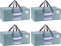 VENO 4 Pack Moving Bags for College, Heavy-Duty Storage Totes, Moving Boxes and by Veno
