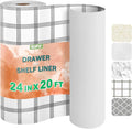 OcePor Non-Adhesive Drawer and Shelf Liner 24IN x 20FT，Non Slip Cabinet and by OcePor
