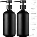 GMISUN Black Soap Dispenser, 2 Pack Matte Black Hand Soap Dispensers by GMISUN